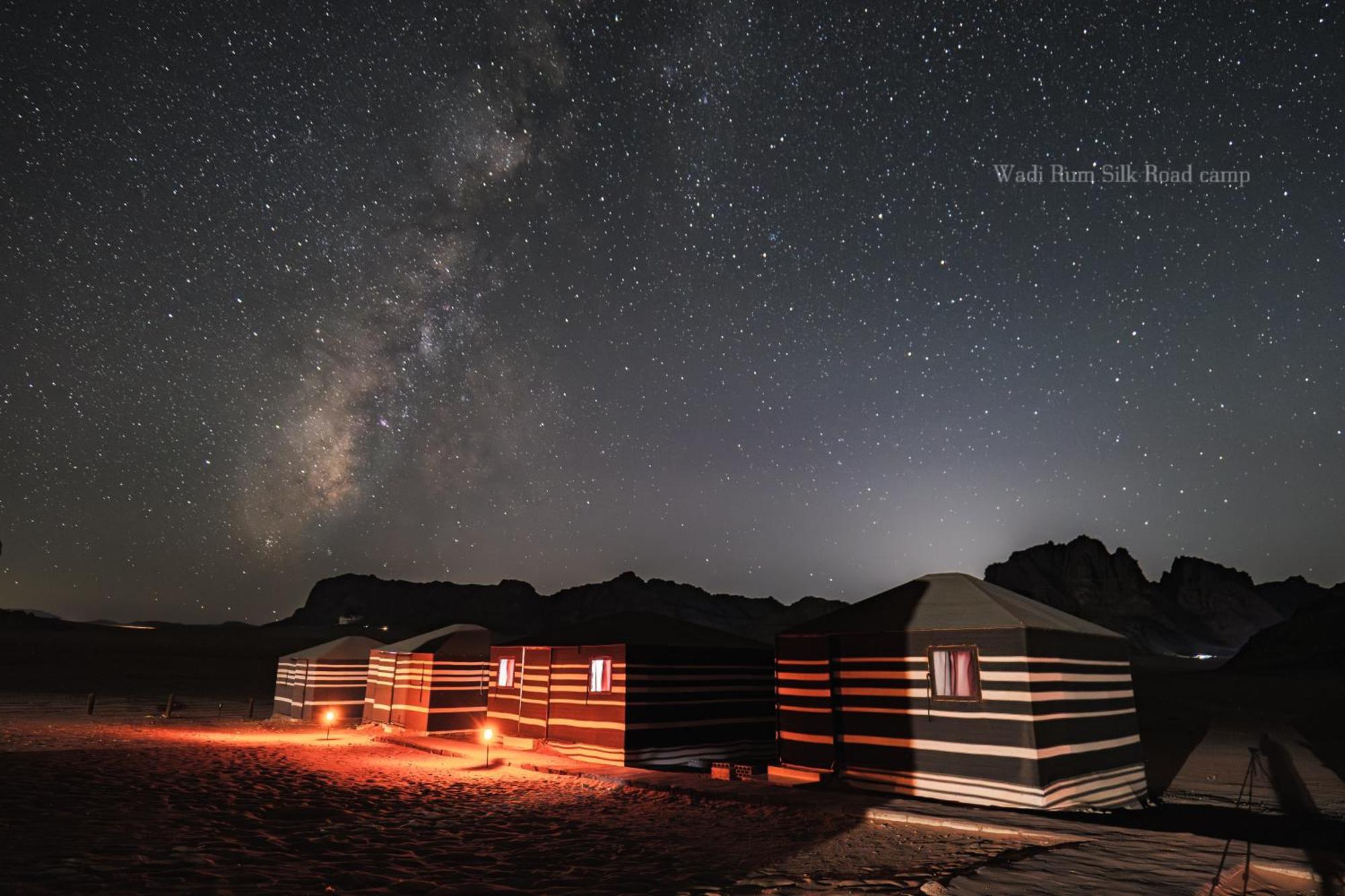 Wadi Rum Silk Road Camp Bagian luar foto