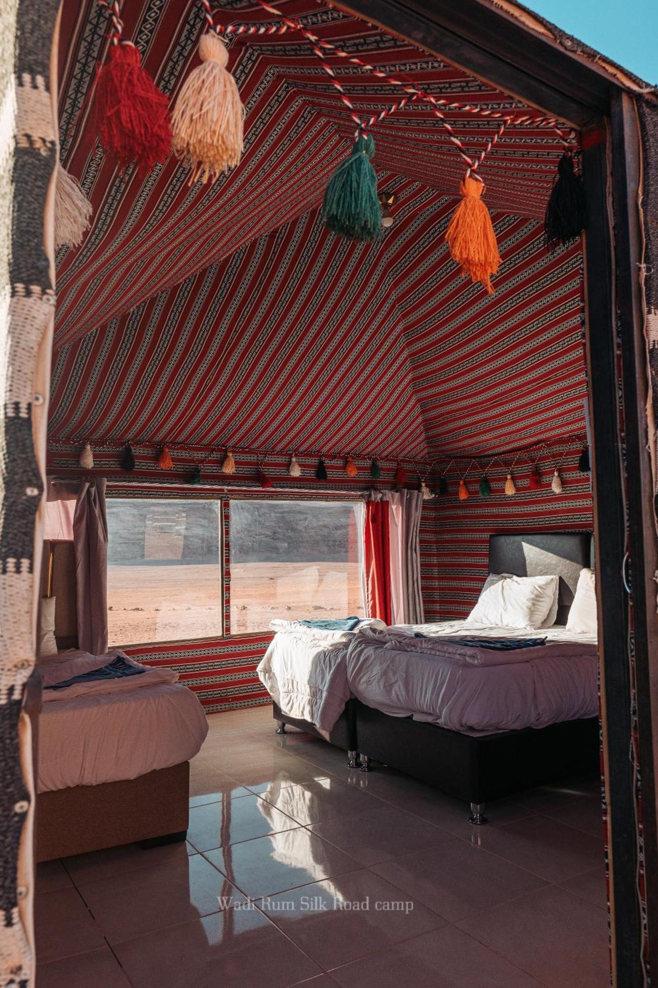 Wadi Rum Silk Road Camp Bagian luar foto